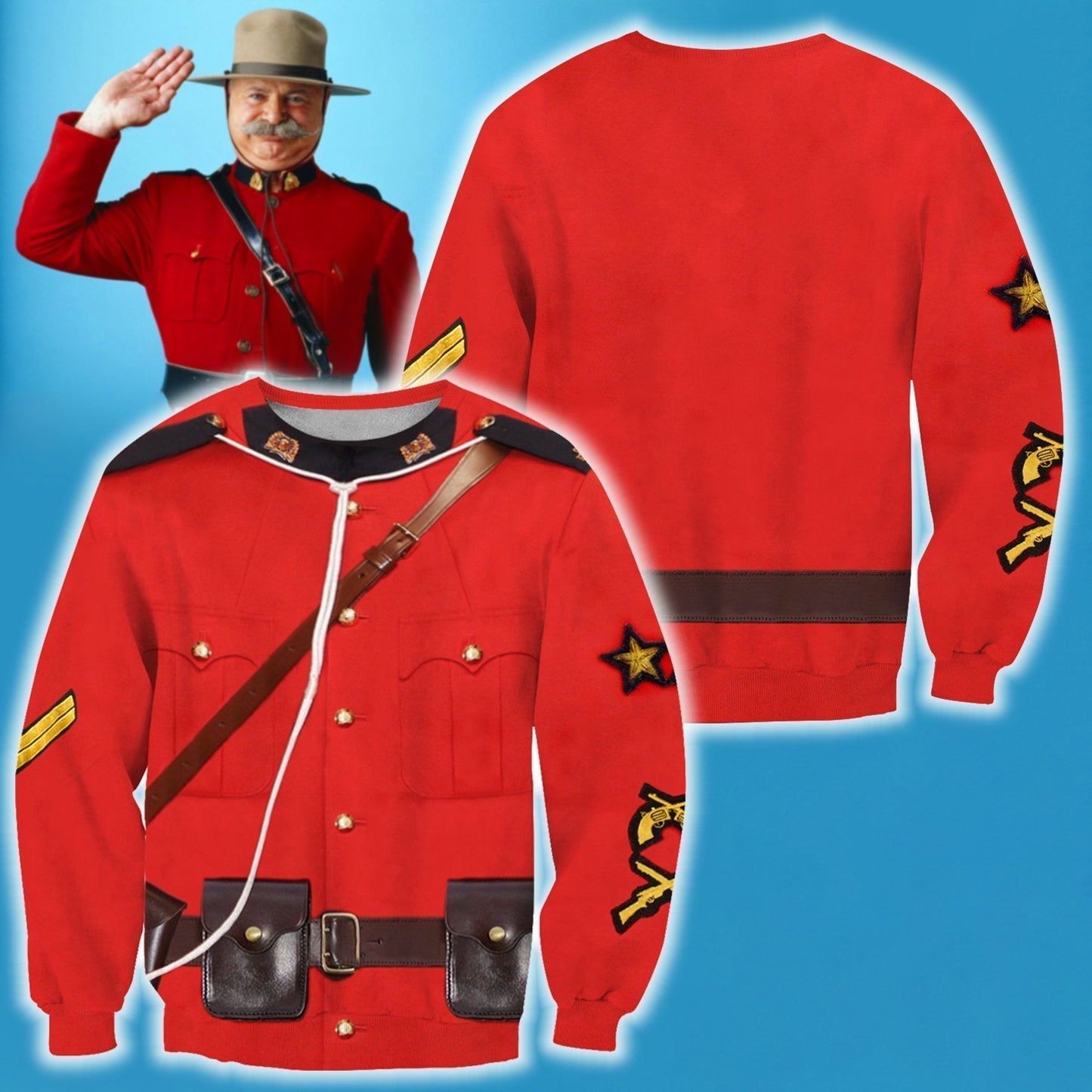 3D All Over Printed Military Coat 3 - Amaze Style™-Apparel