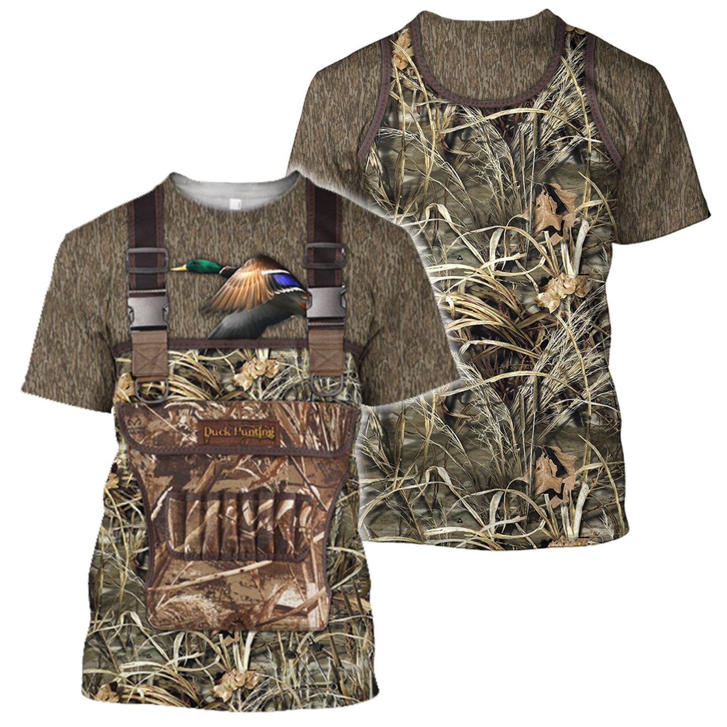 3D All Over Printed Hunting Duck Camo - Amaze Style™-Apparel