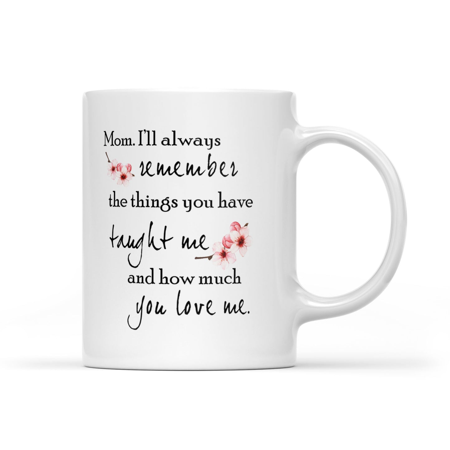 Best Gift For Mom White Mug I'll Always Remember