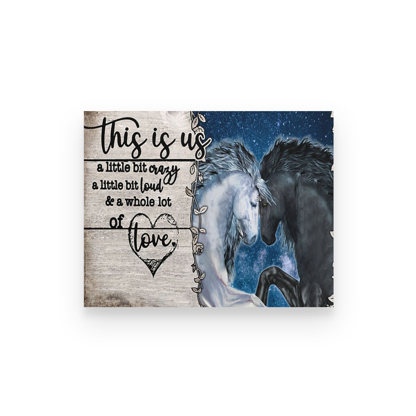 CANVAS-Horse Couple- This Is Us - Wedding Anniversary - TA