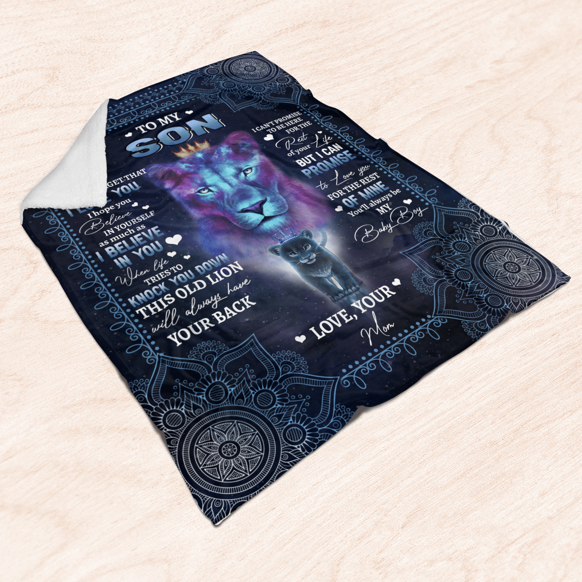 To My Son - Premium Fleece Blanket