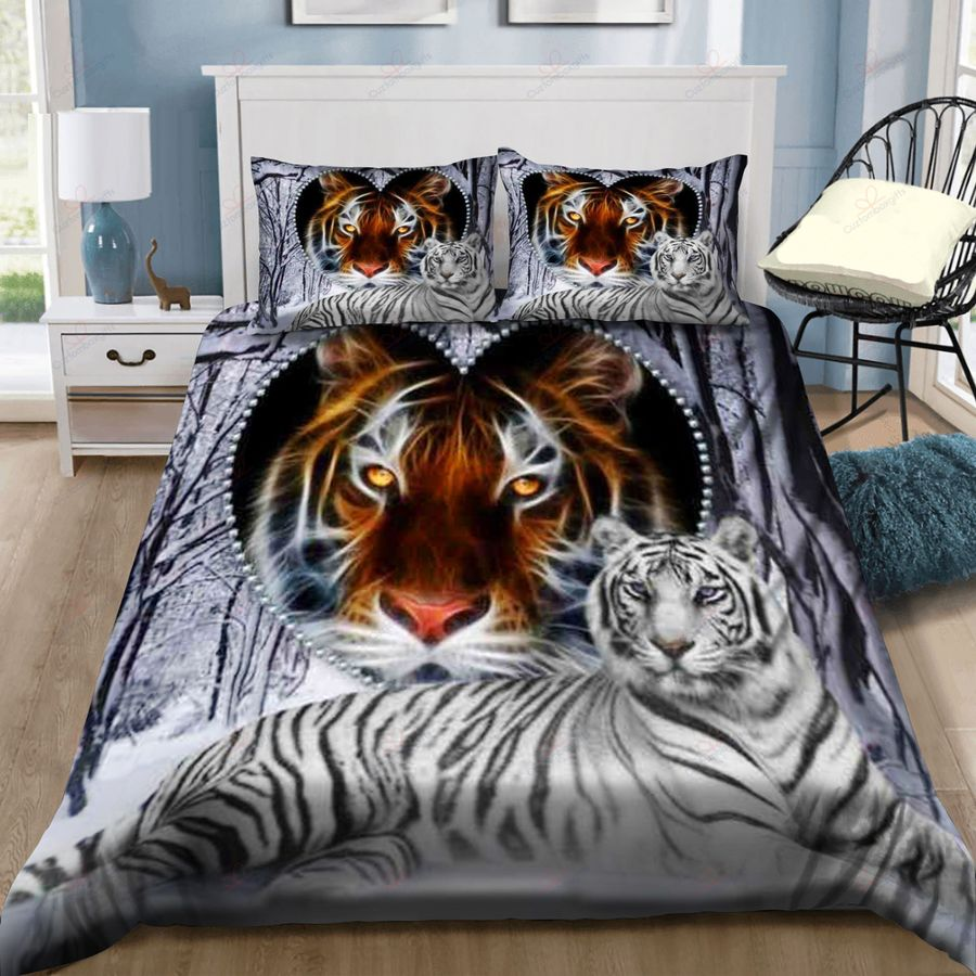 White Tiger Power Bedding Set SU200602