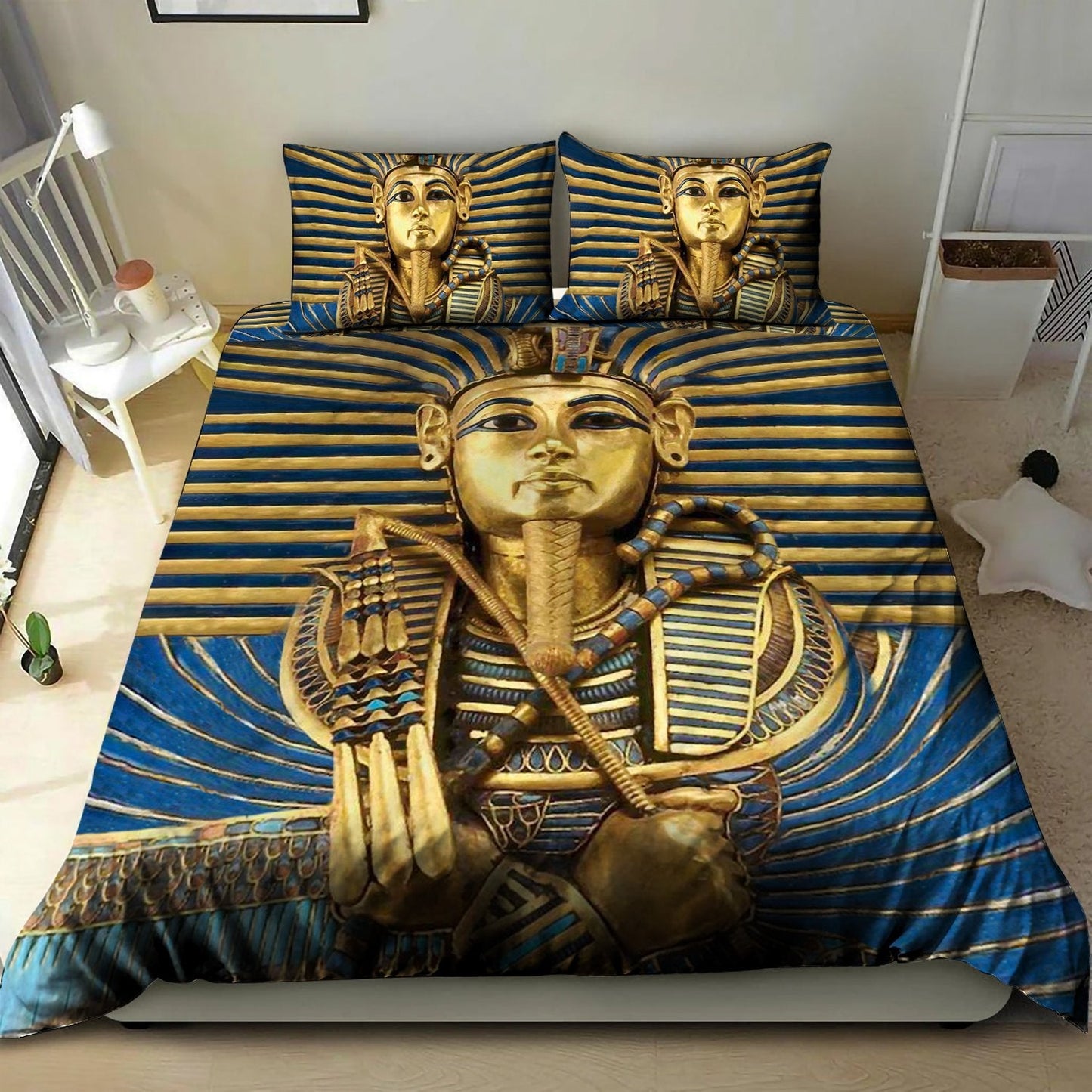 Ancient Egypt Pharaoh Bedding Set-HP