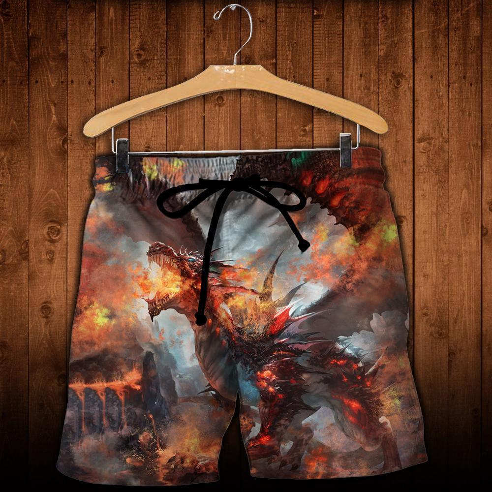 3D All Over Printed Fire Dragon Clothes - Amaze Style™-Apparel