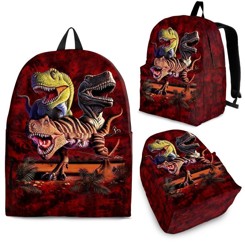 Backpack - T-Rex Collage - Amaze Style™-