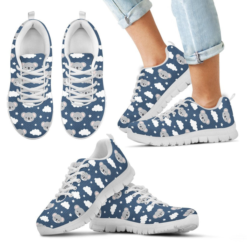 Australia Koala With The Cloud Kid's Sneakers K5 - Amaze Style™-SNEAKERS