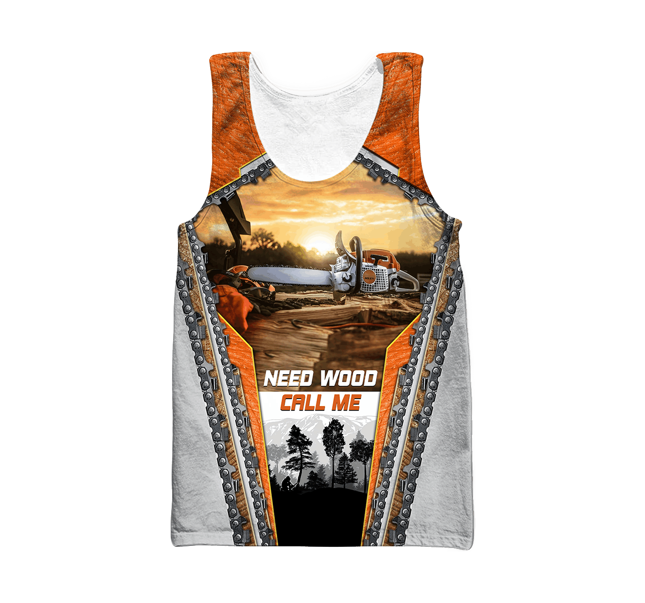 BEAUTIFUL CHAINSAW ART 3D ALL OVER PRINTED SHIRTS AZ281101 - Amaze Style™-Apparel