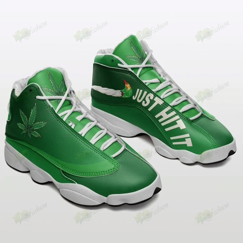 WEED AIR JORDAN 13 SNEAKERS JD13 XIII SHOES 18092106.CXT