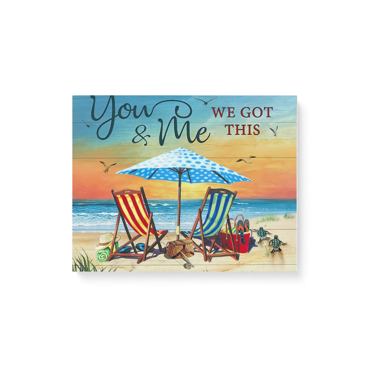 Beach Canvas You And Me