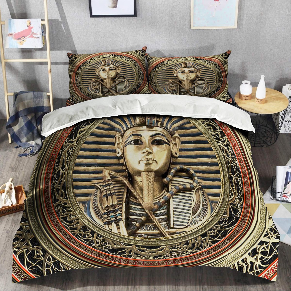 Ancient Egypt Pharaoh Bedding Set