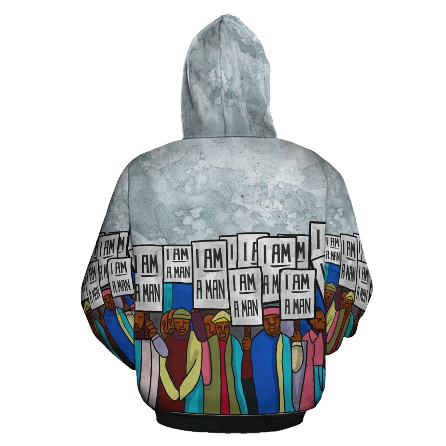 African Zip-Up Hoodie - African I'm a Man Hoodie 1st - Amaze Style™-ALL OVER PRINT ZIP HOODIES