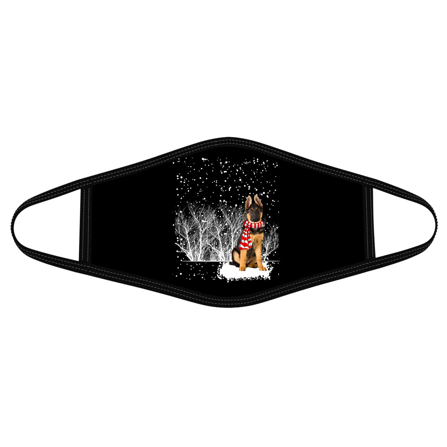 German Shepherd Dog Winter Mom Mask Polyblend Face Mask DL