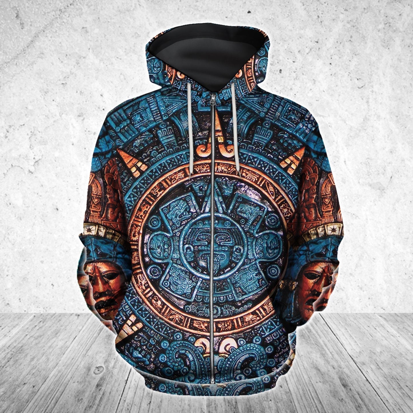 3D All Over Aztec Mexican Art Hoodie - Amaze Style™-Apparel