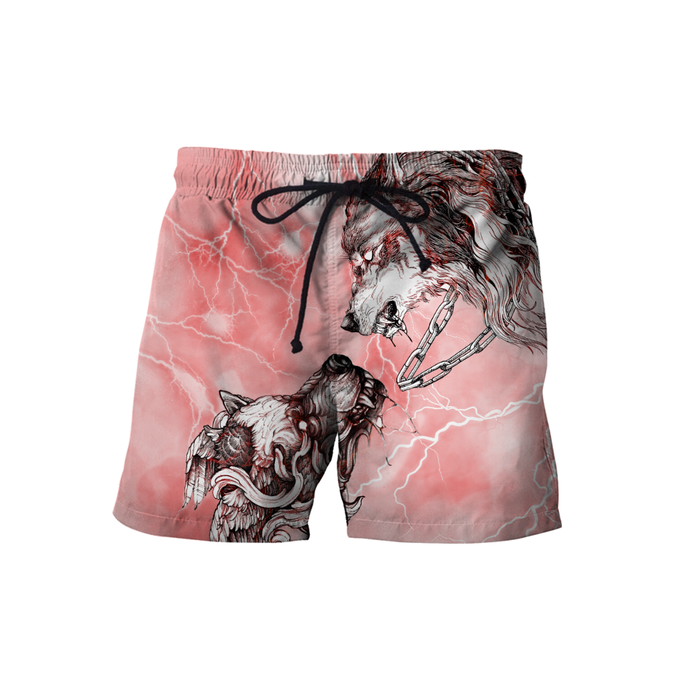 Tattoo Red Wolf 3D All Over Printed Hoodie For Men and Women DAST24102000