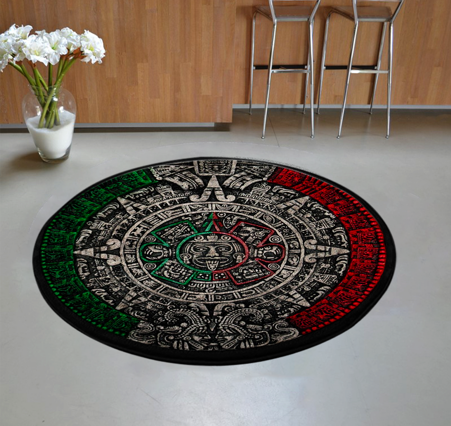 Aztec Circle Rug