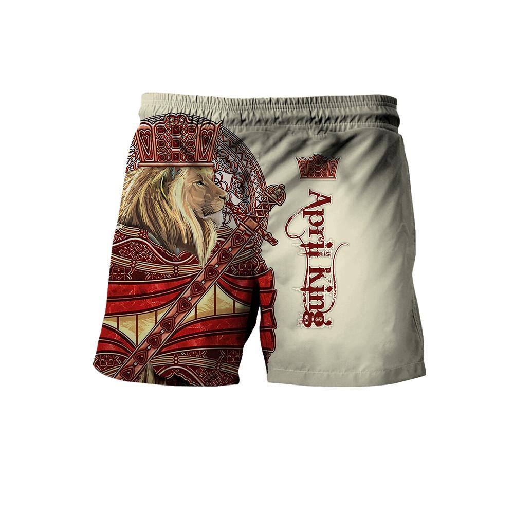 April King Lion 3D All Over Printed Unisex Shirts