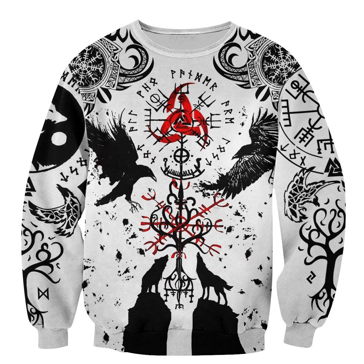 VIKINGS TATTOO 3D ALL OVER PRINTED SHIRTS - Amaze Style™-Apparel
