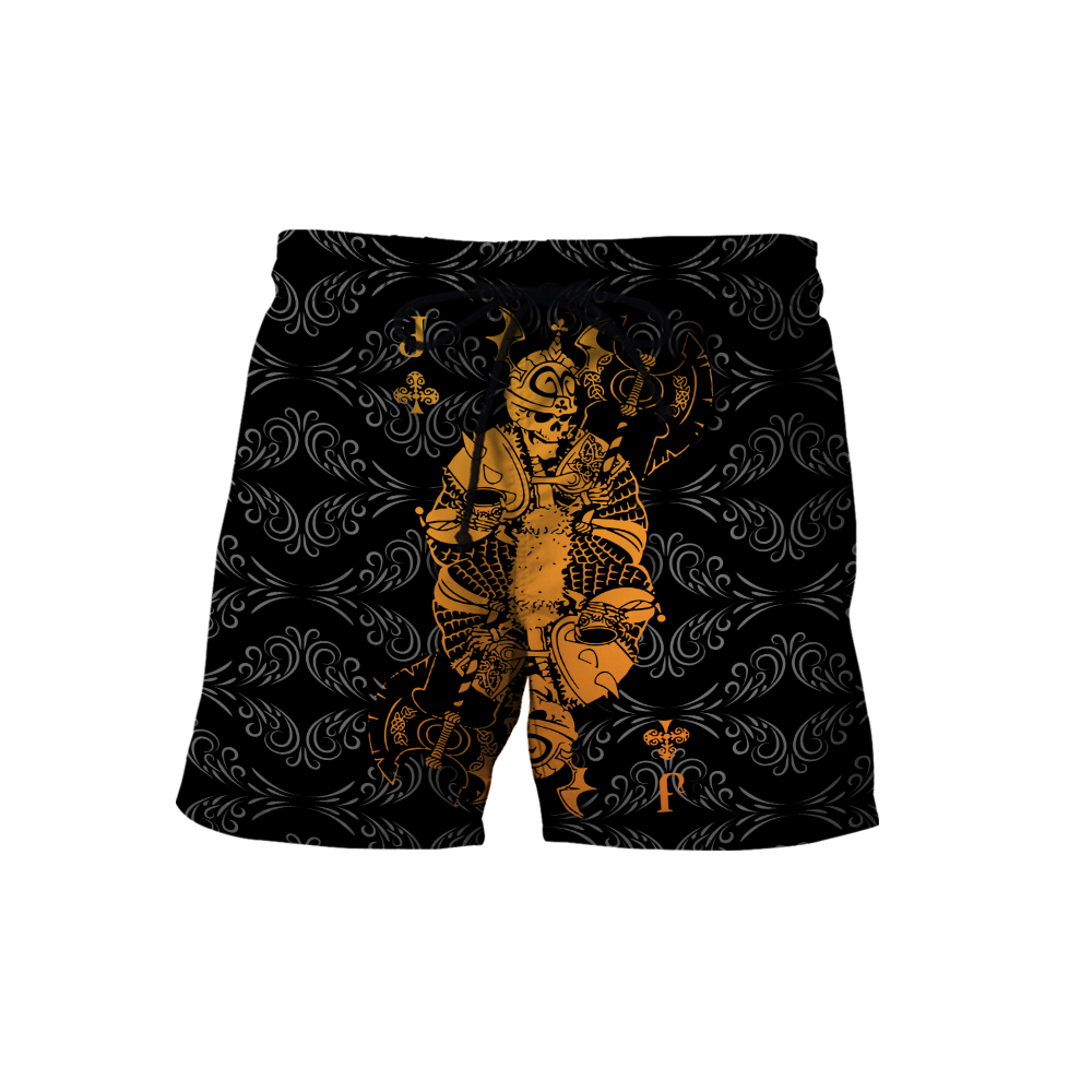 3D Jack Club Skull Poker Over Printed Hoodie