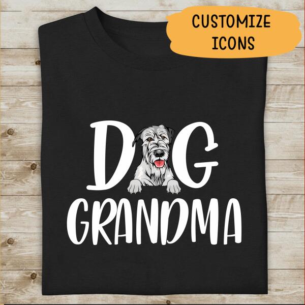 Dog Grandma Personalized T-shirt For Dog Lover Special Gift