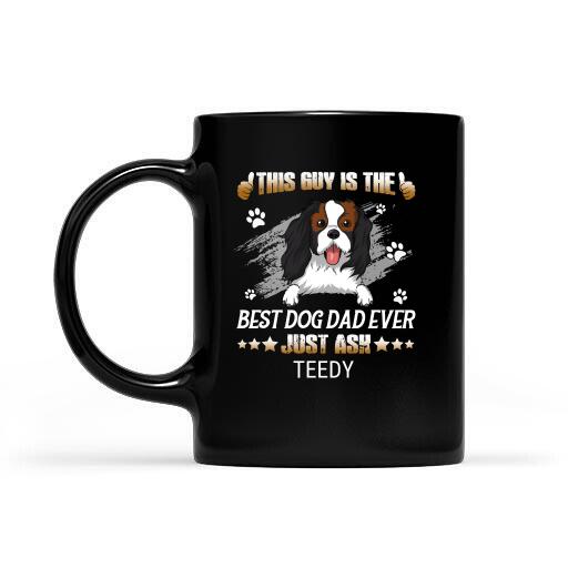 Best Dog Dad Ever Personalized Mug, Gift for Dog Lovers