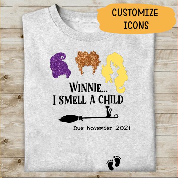 Winnie I Smell A Child Halloween Personalized T-shirt Special Gift For Friend