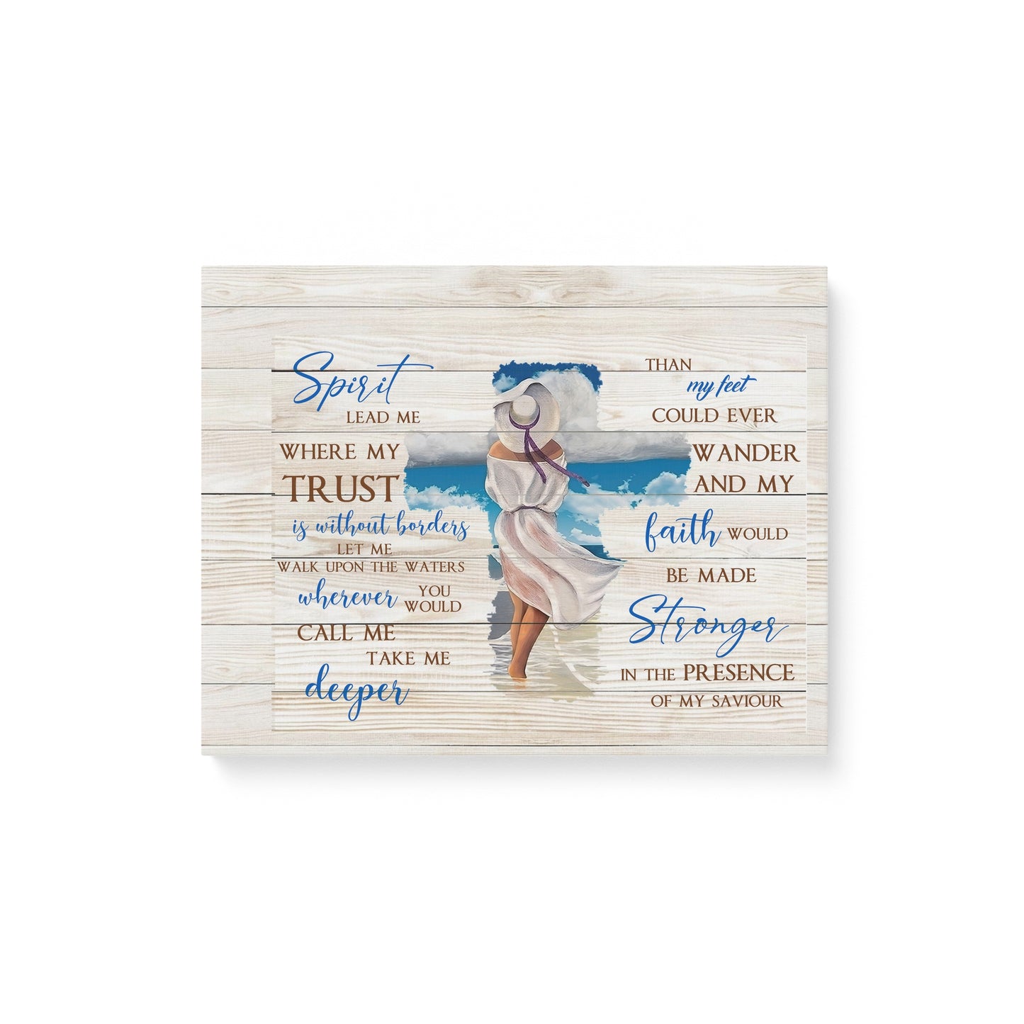 Beach Canvas Spirit Lead Me