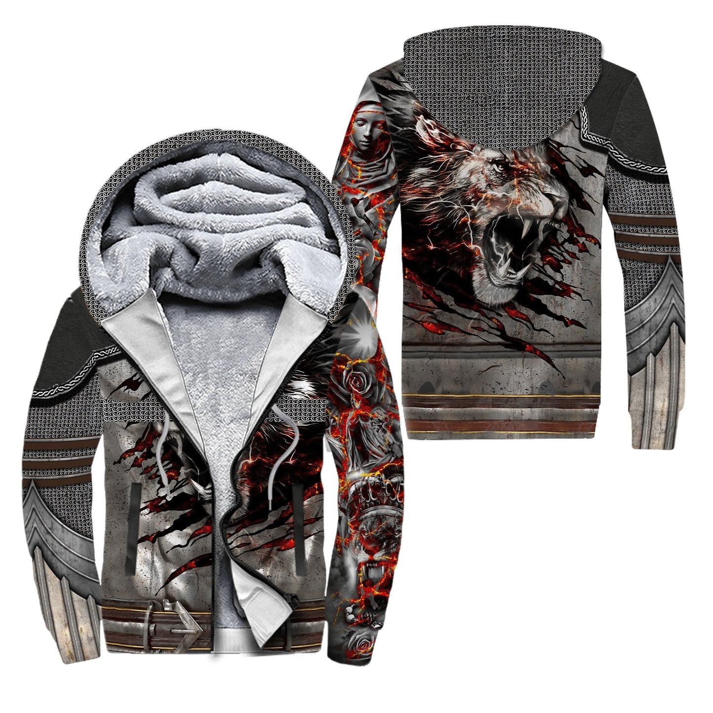 Amor Lion Tattoo 3D All Over Printed Unisex Shirt