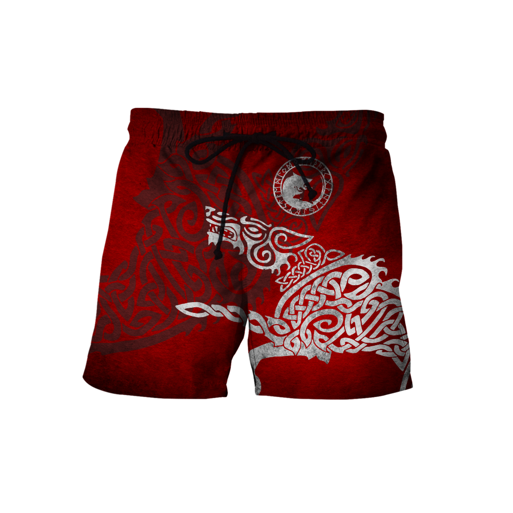 Tatoo Wolf R-W Over Printed Hoodie