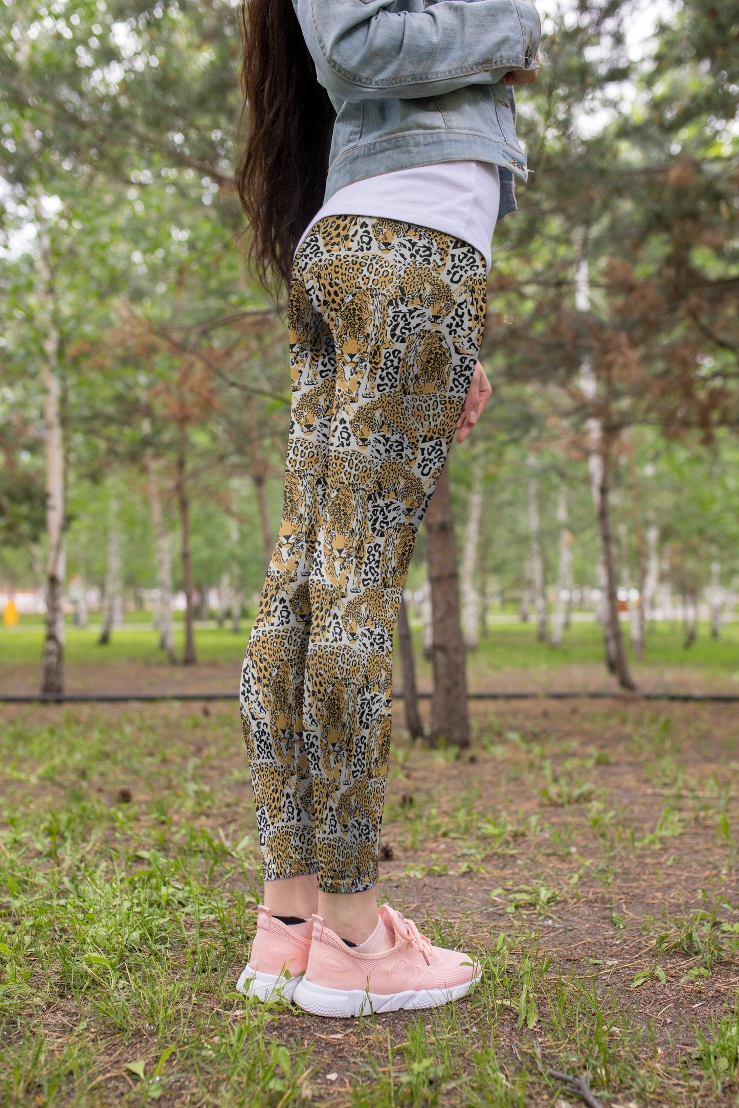 3D All Over Print Hunting Panther Legging - Amaze Style™-Apparel