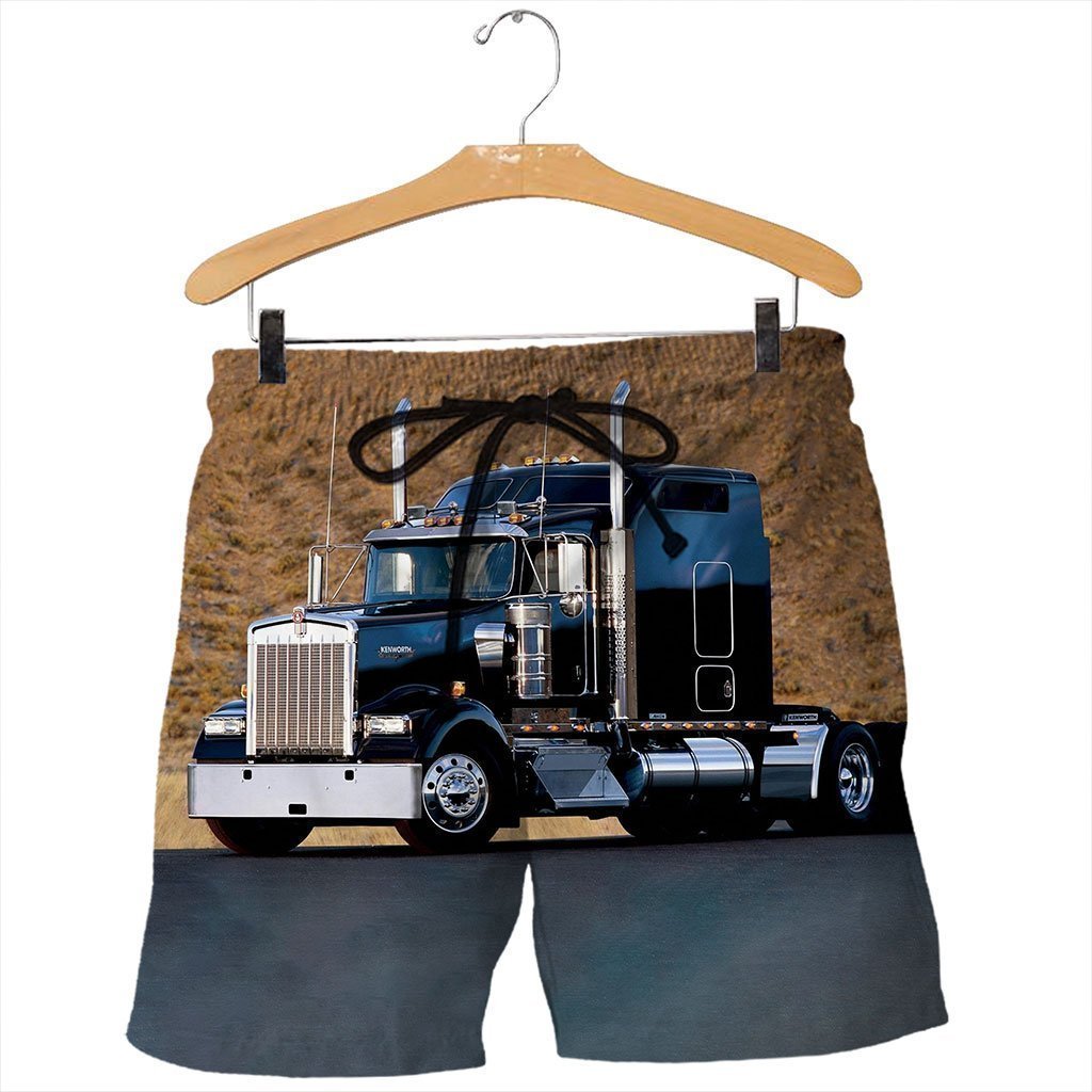 3D All Over Printed Black Truck Shirts And Shorts - Amaze Style™-Apparel