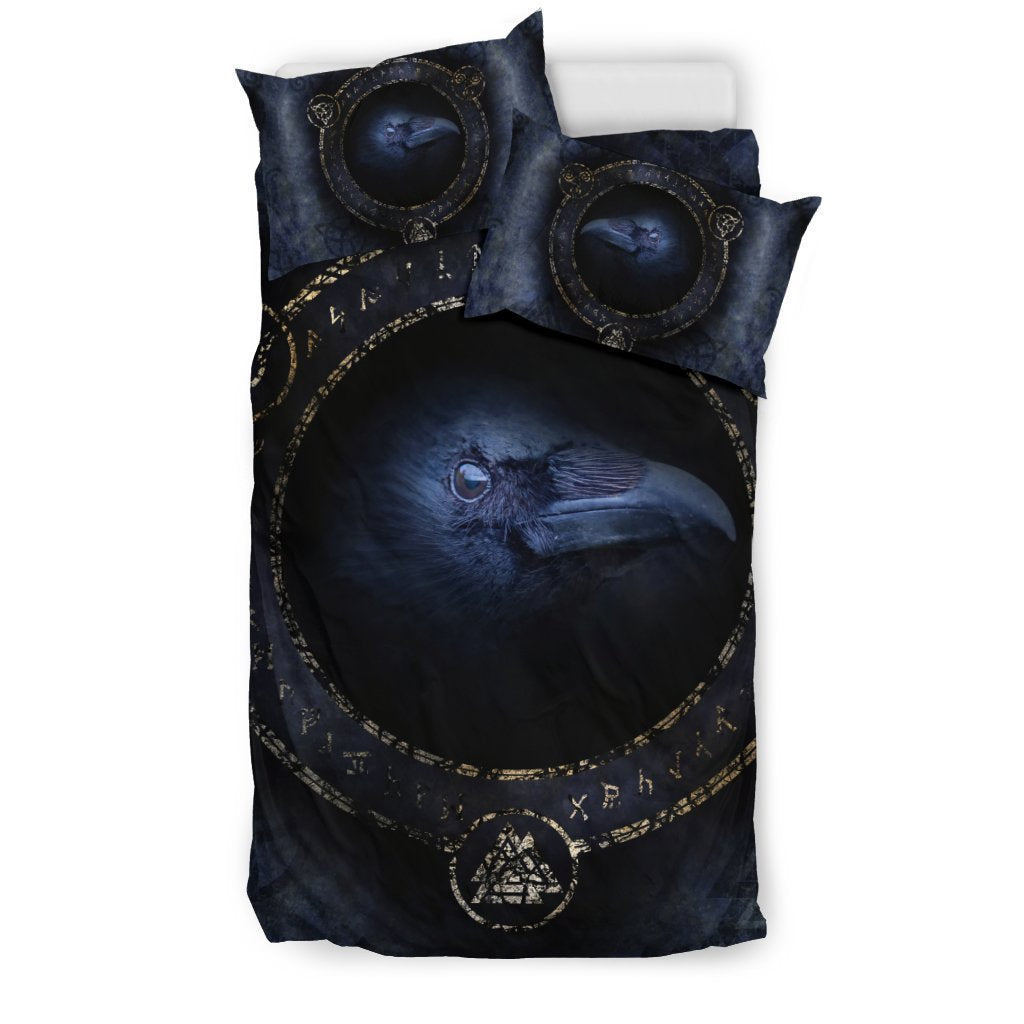 Viking Odin's Raven Bedding Sets A6 - Amaze Style™-BEDDING SETS