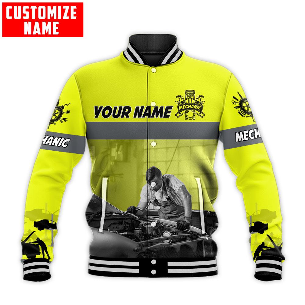 Tmarc Tee Personalized Name Mechanic 3D All Over Printed Unisex Shirts