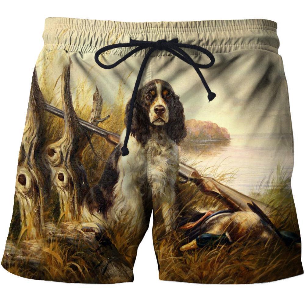 3D All Over Print Hunting Dog Duck Hoodie - Amaze Style™-Apparel