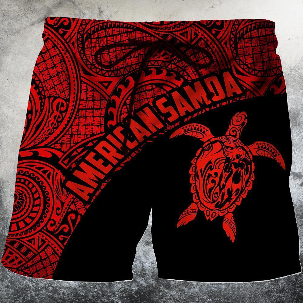 American Samoa Polynesian Hoodie - Red PL - Amaze Style™-Apparel