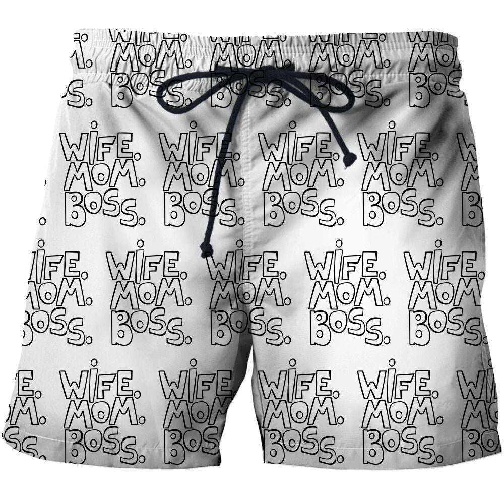 3D All Over Black Wife Mom Boss Hoodie - Amaze Style™-Apparel