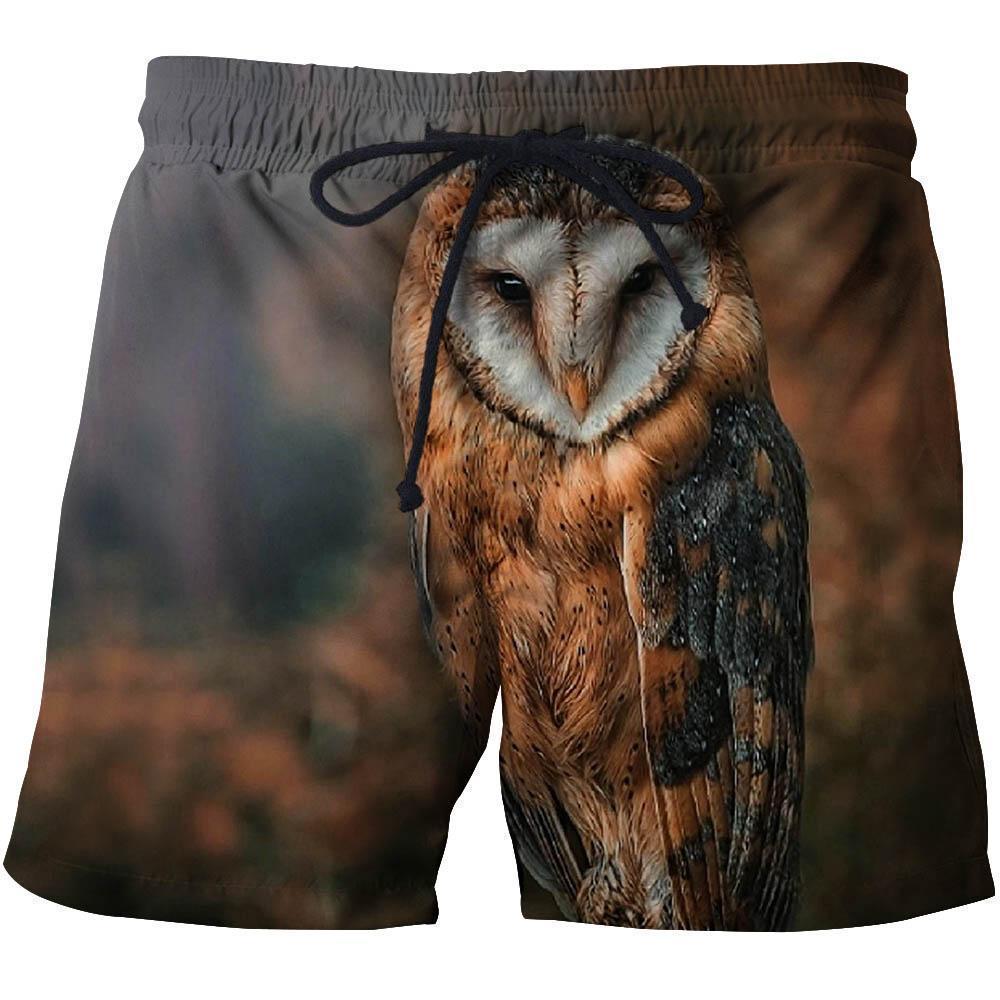 3D All Over Printed Owl Royal Shirts and Shorts - Amaze Style™-Apparel