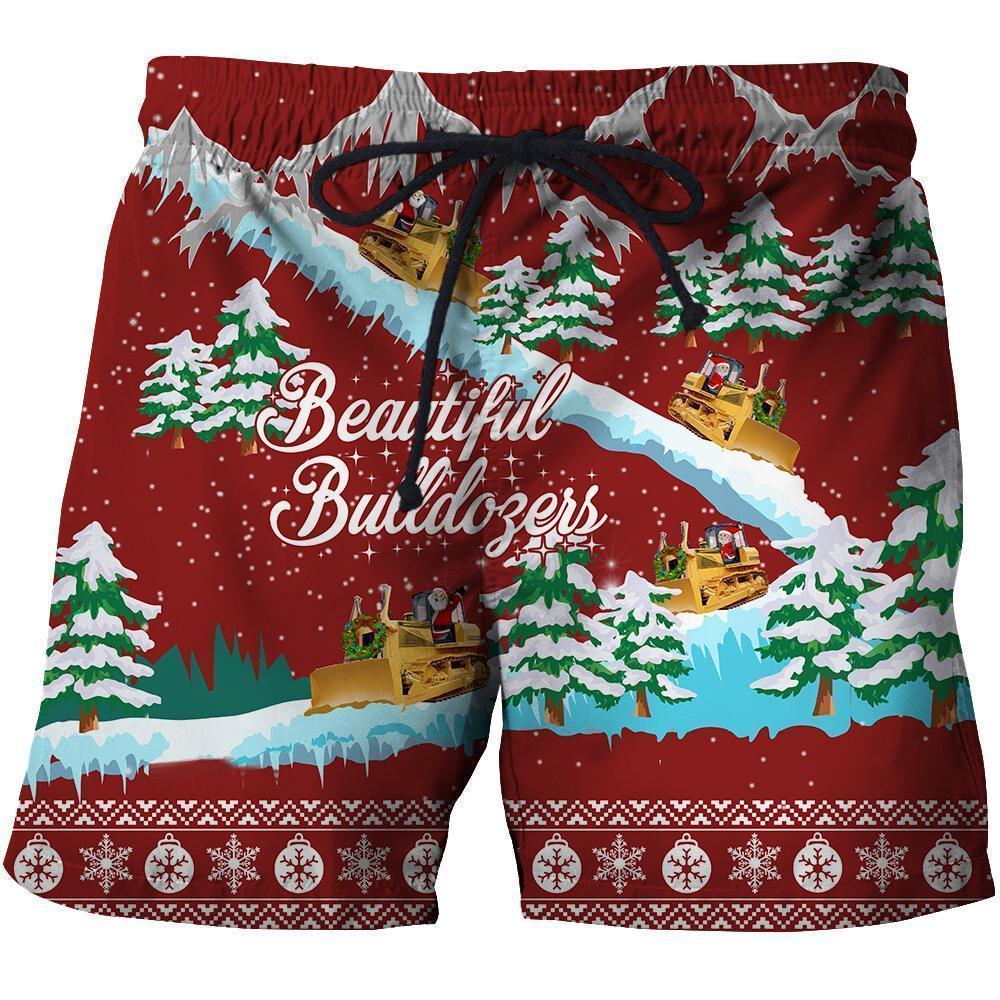 3D All Over Printed Bulldozers-Apparel-6teenth World-SHORTS-S-Vibe Cosy™