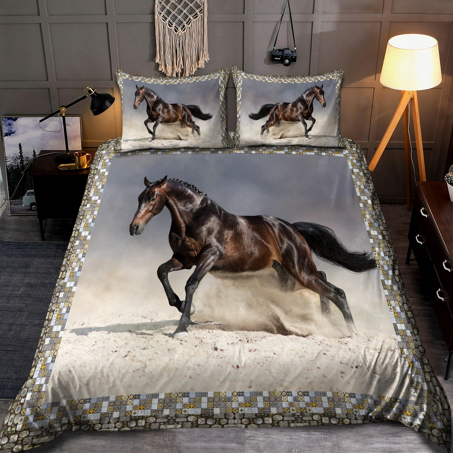 Beautiful Horse 3D All Over Printed Bedding Set