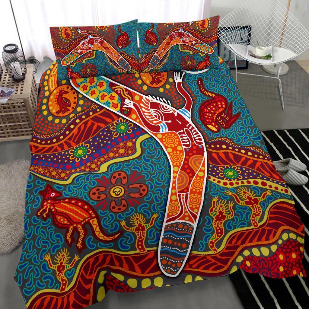 Aboriginal Australia Indigenous Culture Bedding Set TN
