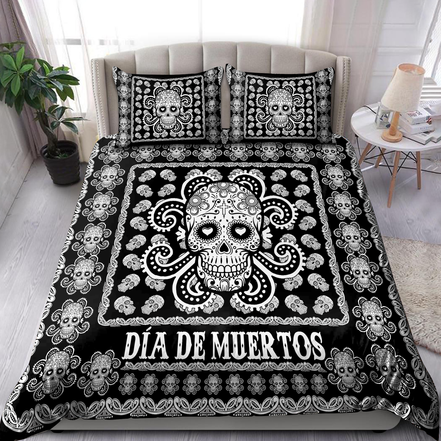 Surgar Skull Bedding Set