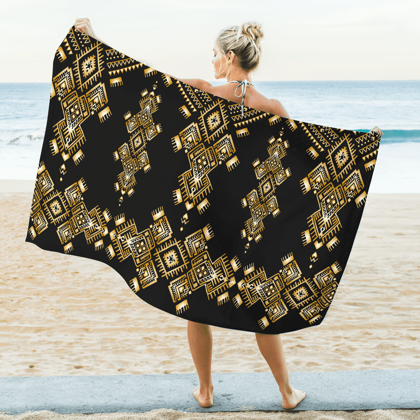 African Culture No 3 Summer Beach Towel