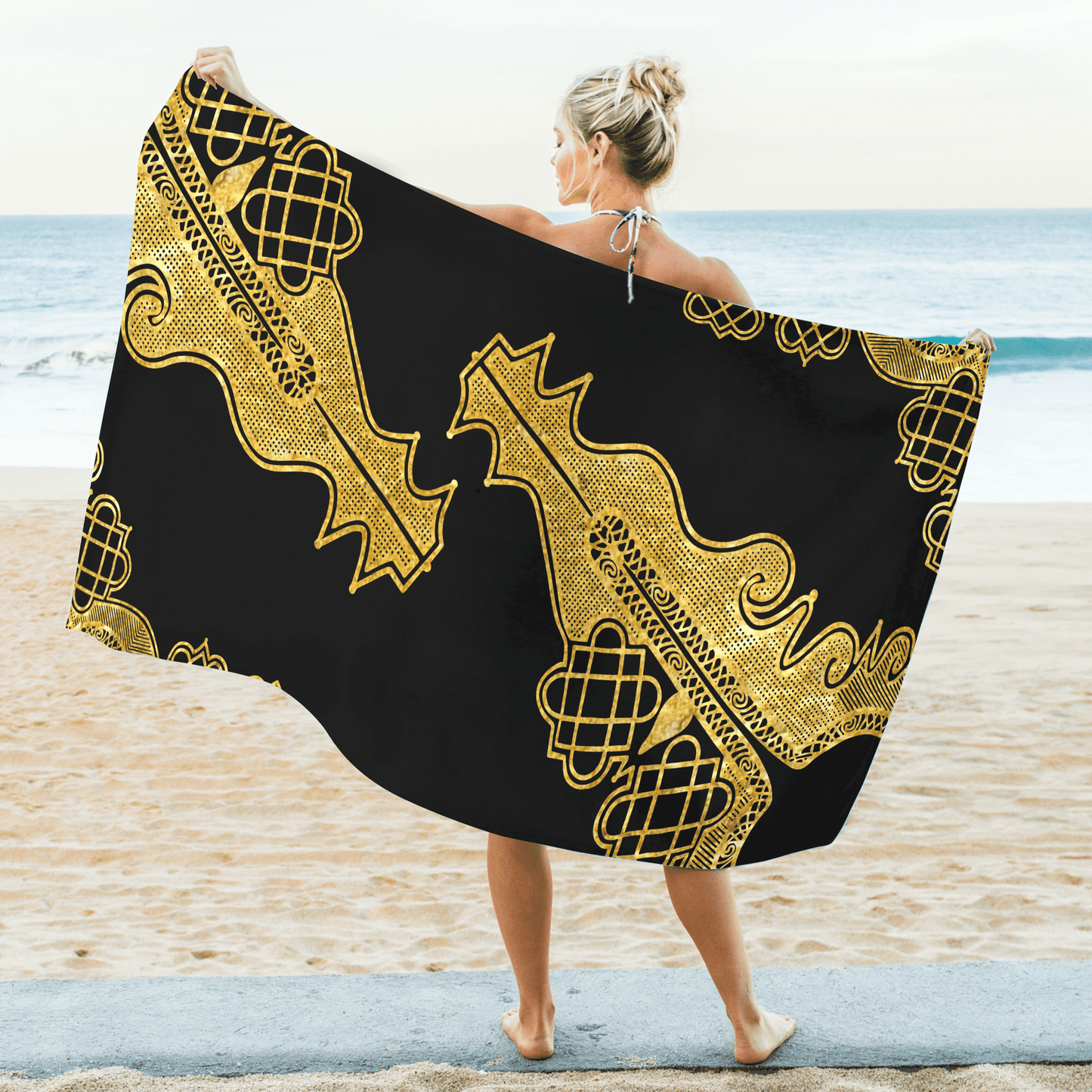 African Culture No 2 Summer Beach Towel