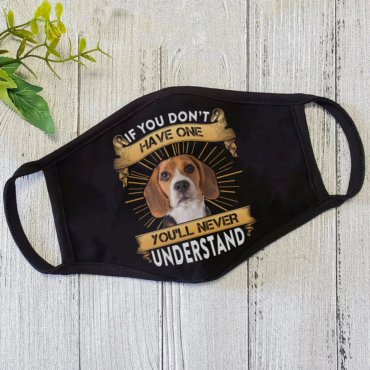 Beagle Dog Face Mask DL