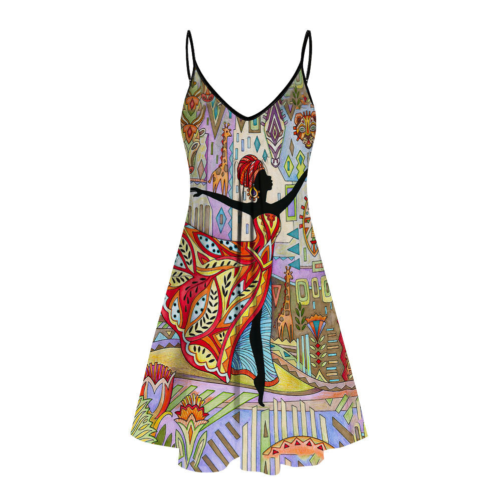 African Girl No 5 Summer Beach Dress NTN10072101