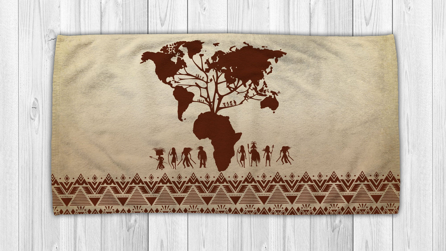 African Girl No 1 Summer Beach Towel NTN07032001