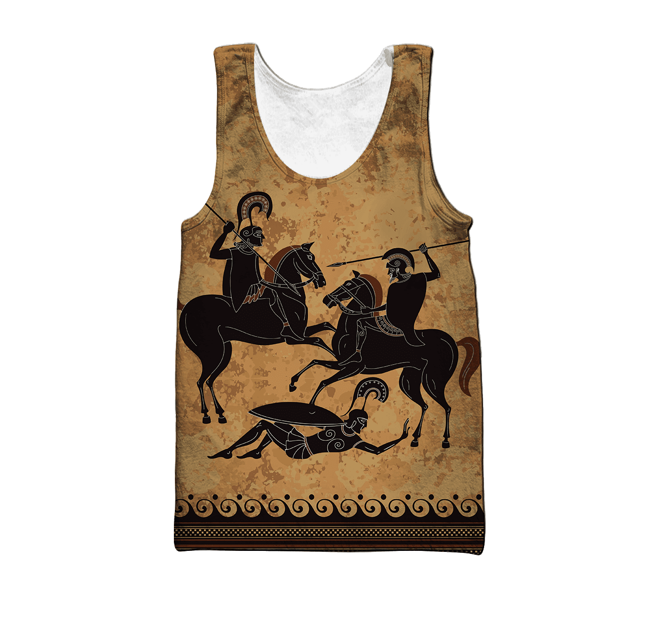 Ancient greece warrior Greek Mythology 3D print shirts