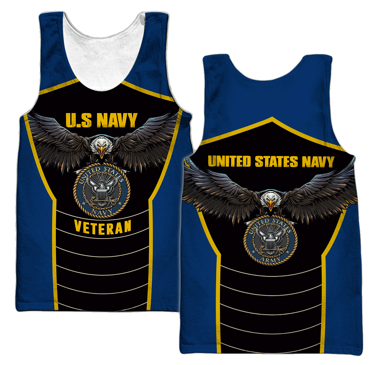 U.S Navy veteran Eagle Pride design 3d print shirts Proud Military