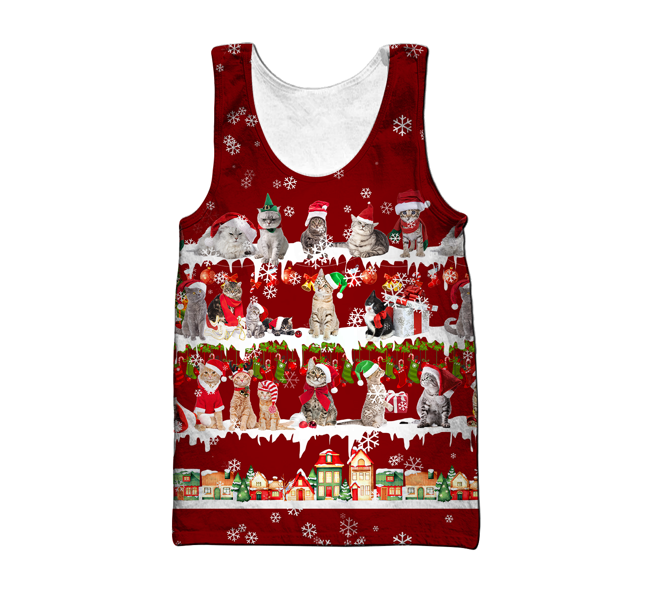 All Cat Breeds Christmas unisex 3d all over printed shirts