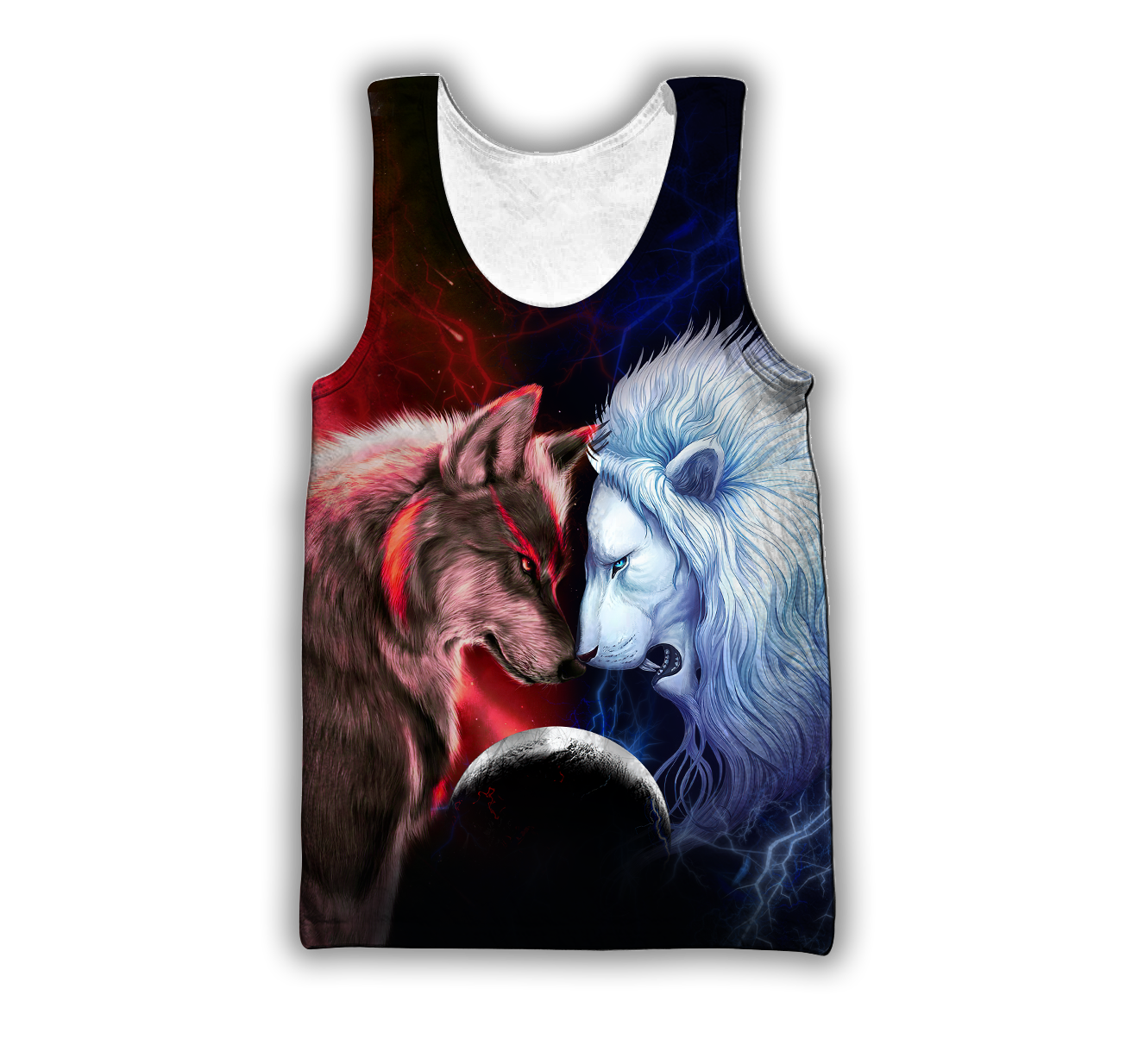 Wolf and Lion 3D All Over Printed Shirts For Men and Women