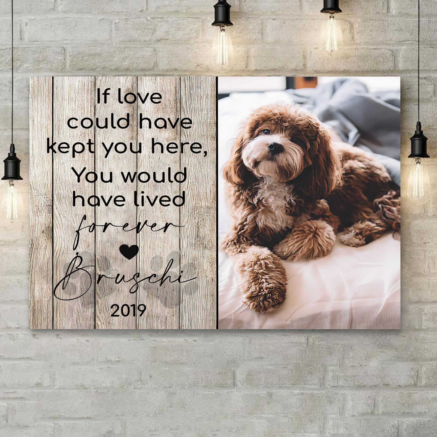 If Love Have Kept You You Here Personalized Canvas Poster Best Gift For Dog Lover Home Decor
